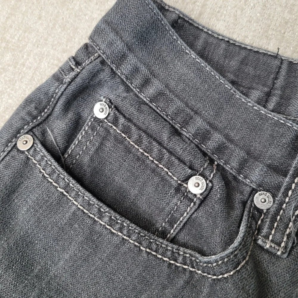 Ecko Unltd Denim‎ Shorts Mens 32 Gray 759 Relaxed Fit Embroidered Y2K Streetwear